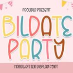Bildate Party Font - Featured Image