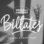 Billates Font - Featured Image