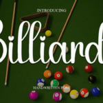 Billiards Font - Featured Image