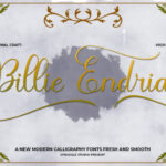 Billie Endria Font - Featured Image