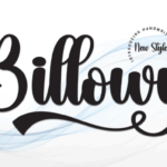 Billowy Font - Featured Image