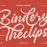 Bindery Theclips Font - Featured Image