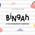 Bingah Font - Featured Image