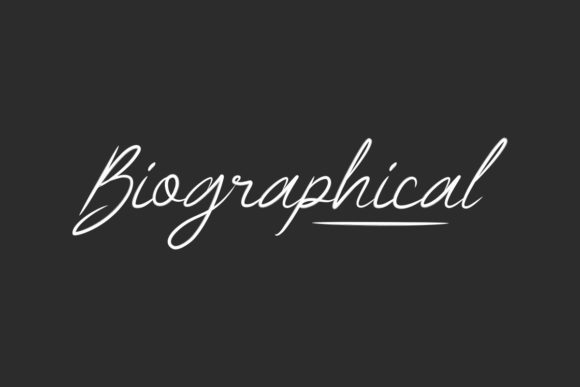 Biographical Font - Featured Image