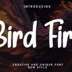 Bird Fire Font - Featured Image