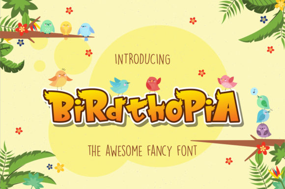 Birdthopia Font - Featured Image