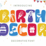 Birth Decor Font - Featured Image