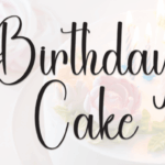 Birthday Cake Font - Featured Image
