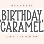 Birthday Caramel Font - Featured Image