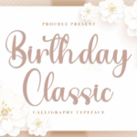 Birthday Classic Font - Featured Image