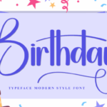 Birthday Font - Featured Image