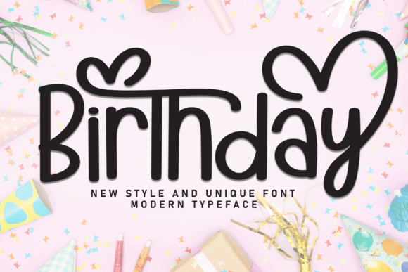 Birthday Font - Featured Image