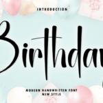 Birthday Font - Featured Image