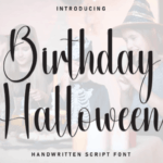 Birthday Halloween Font - Featured Image