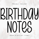 Birthday Notes Font - Featured Image