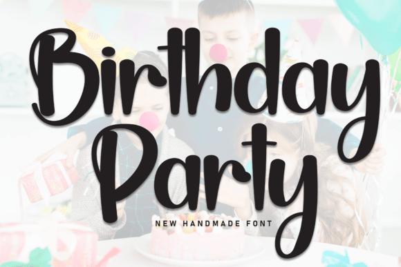 Birthday Party Font - Featured Image
