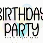 Birthday Party Font - Featured Image