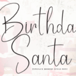 Birthday Santa Font - Featured Image