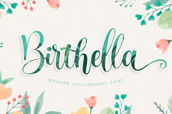 Birthella Font - Featured Image