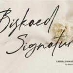 Biskaed Signature Font - Featured Image