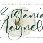 Bistania Mayneli Font - Featured Image