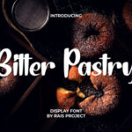 Bitter Pastry Font - Featured Image