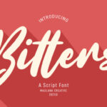 Bitters Script Font - Featured Image
