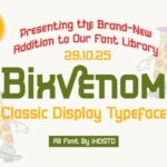 Bixvenom Font - Featured Image