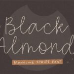 Black Almond Font - Featured Image