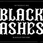 Black Ashes Font - Featured Image