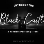 Black Castle Font - Featured Image