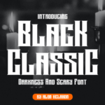 Black Classic Font - Featured Image