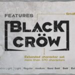 Black Crow Font - Featured Image
