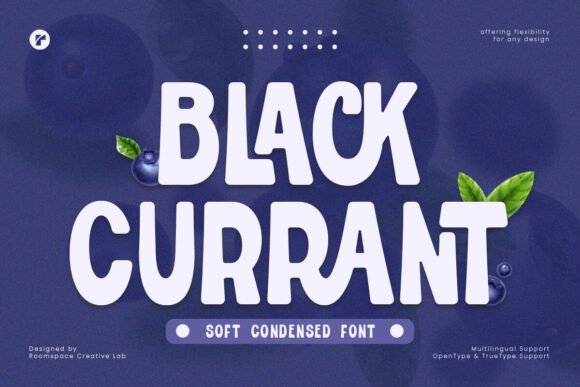 Black Currant Font - Featured Image