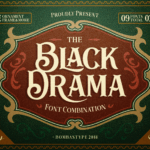 Black Drama Font - Featured Image