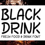 Black Drink Font - Featured Image