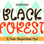 Black Forest Font - Featured Image