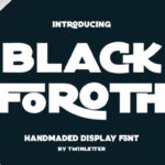 Black Foroth Font - Featured Image