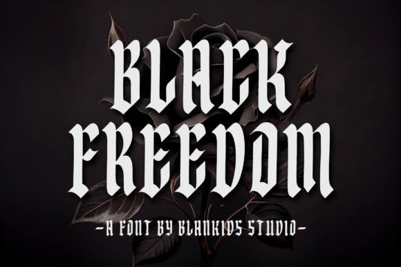 Black Freedom Font - Featured Image
