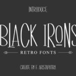 Black Irons Font - Featured Image