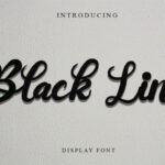 Black Line Font - Featured Image