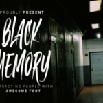 Black Memory Font - Featured Image