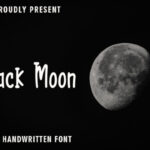 Black Moon Font - Featured Image