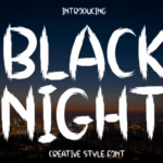 Black Night Font - Featured Image