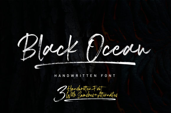 Black Ocean Font - Featured Image