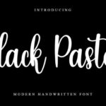 Black Pastel Font - Featured Image