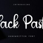 Black Pastel Font - Featured Image