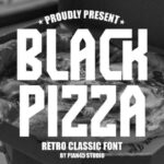 Black Pizza Font - Featured Image