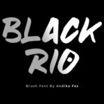 Black Rio Font - Featured Image