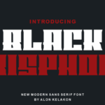 Black Risphon Font - Featured Image